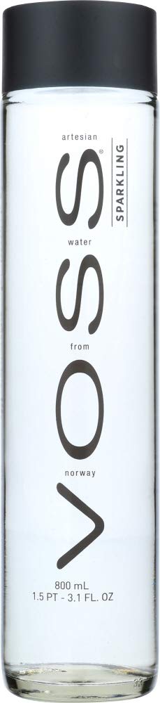 VOSS Artesian Sparkling Water, 800 mL, 36-Pack