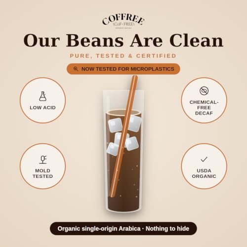 COFFREE Organic Instant Coffee Variety Pack, 24 Sticks