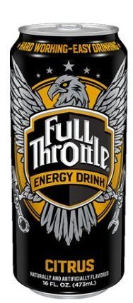 Full Throttle Citrus Energy Drink, 16 fl oz, 4 x 16-Pack