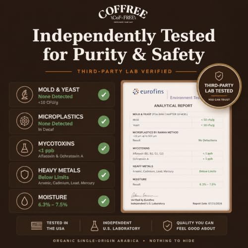 COFFREE Organic Instant Coffee Variety Pack, 24 Sticks