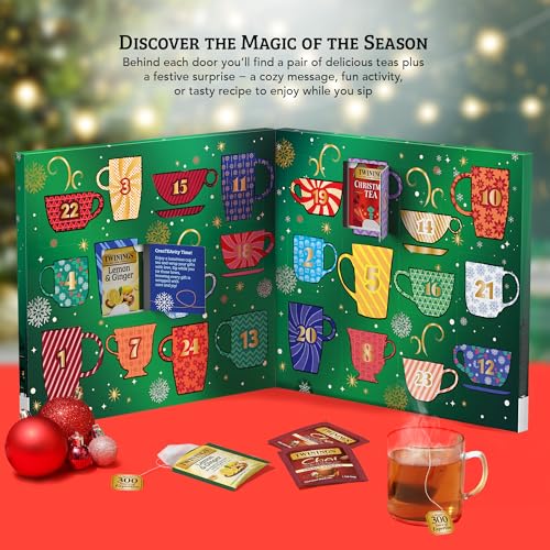 Twinings Holiday Variety Tea Bags, Christmas & Winter Spice