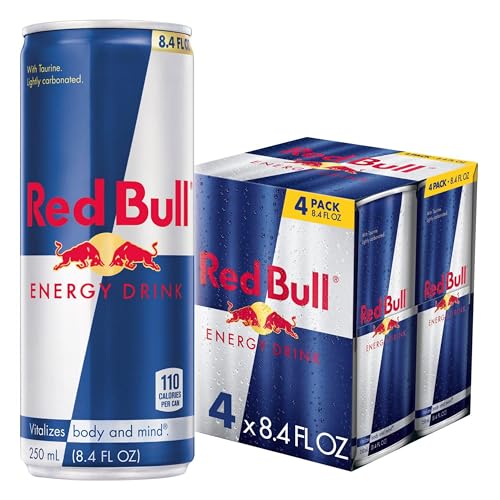 Red Bull Energy Drink, 80 mg Caffeine, Taurine & B Vitamins