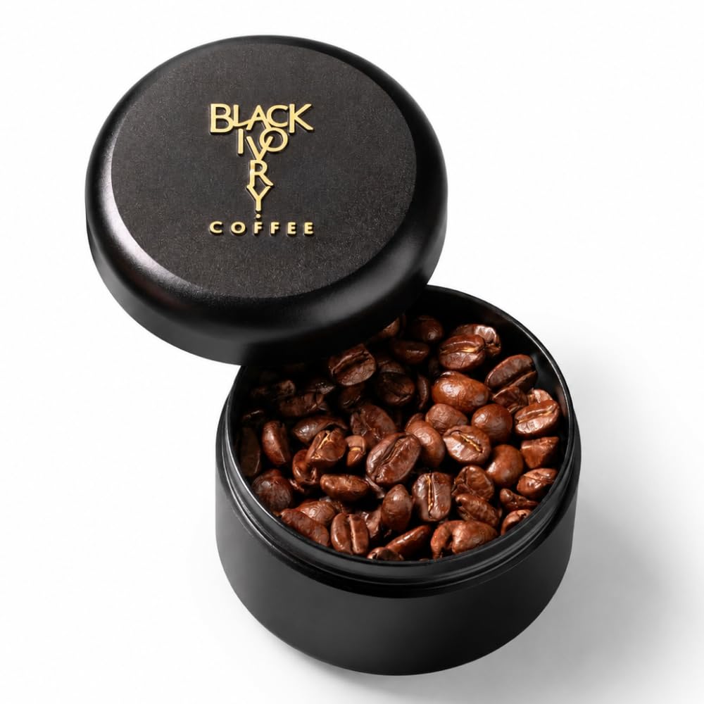 Black Ivory Whole Bean Coffee, Naturally Refined by Elephants