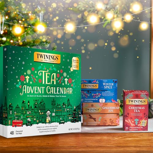 Twinings Holiday Variety Tea Bags, Christmas & Winter Spice