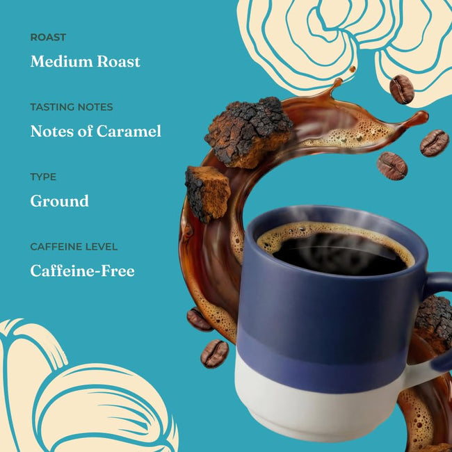 Four Sigmatic Focus Ground Coffee Blend, 12 oz