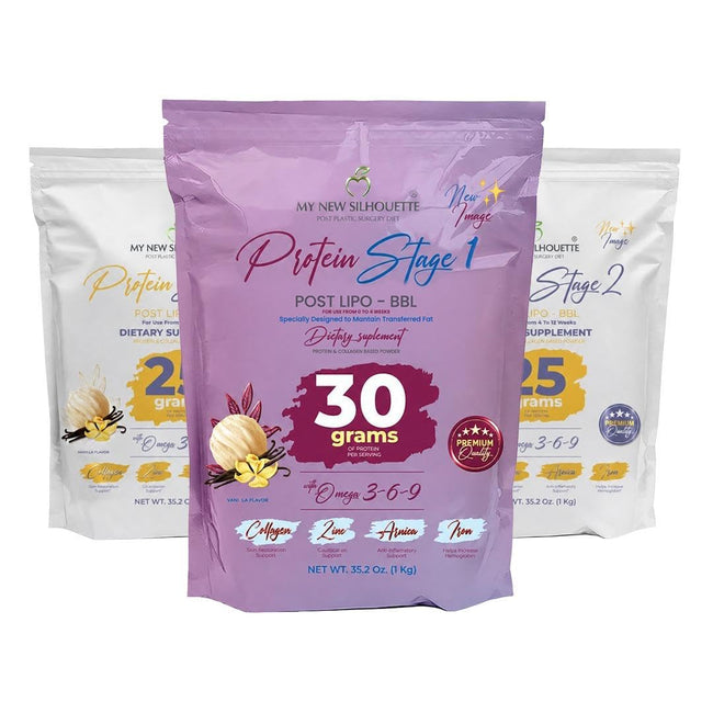 Complete 3-Month Post-Surgery Protein Kit, Stages 1 & 2
