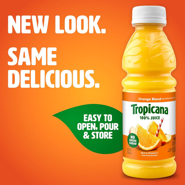 Tropicana 100% Juice Classic Variety Pack, 3 Flavors
