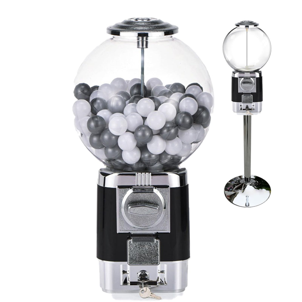 YDBMY Yellow Coffee Pod Gumball Machine with Metal Stand
