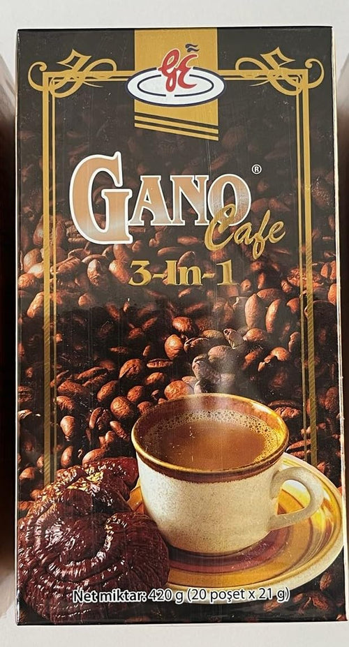 3-in-1 Reishi Mushroom Instant Coffee Mix, 20 Sachets