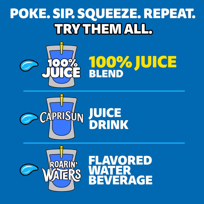 Capri Sun Fruit Punch Ready-to-Drink Juice Beverage