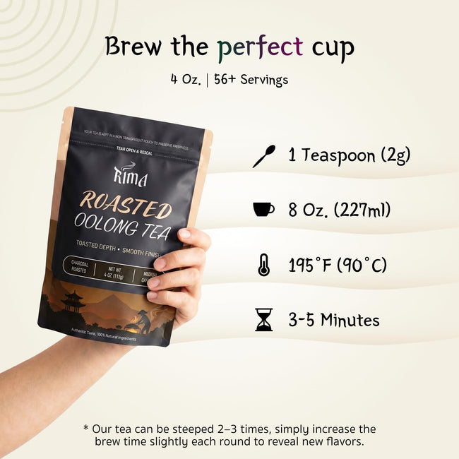 RIMA Organic Unsweetened Loose Leaf Tea Blend
