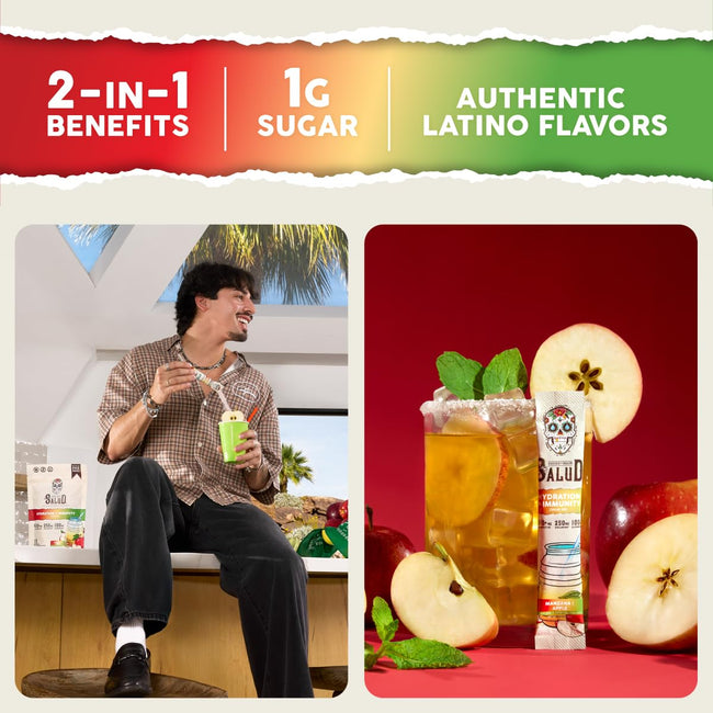 Salud 2-in-1 Hydration & Immunity Electrolyte Powder