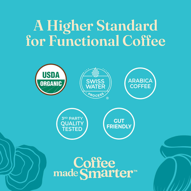 Four Sigmatic Focus Ground Coffee Blend, 12 oz