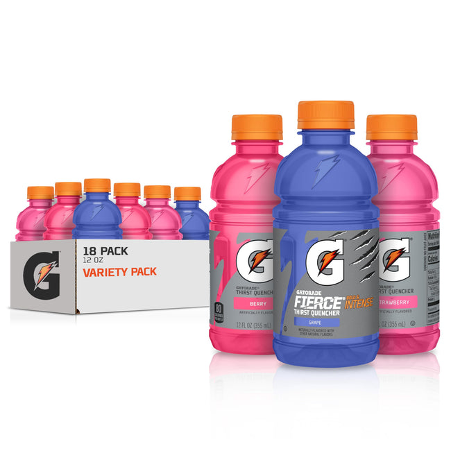 Gatorade Thirst Quencher Variety Pack, 12 fl oz, 18-Pack