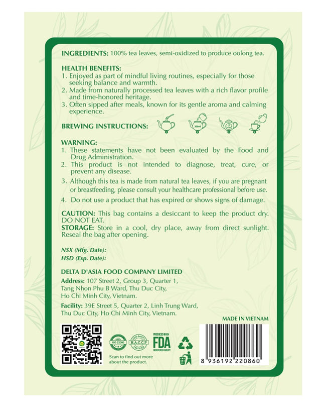 SUNBELEAF Oolong Loose Leaf Tea, 5.29 oz (150 g)