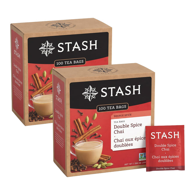 Stash Tea Assorted Flavors Variety Pack, 100 Tea Bags