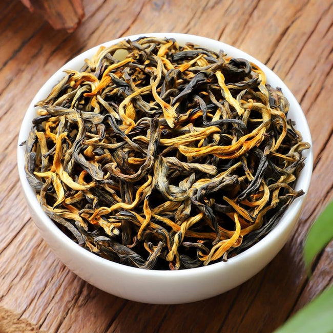 2025 Ancient Tree Dian Hong Black Tea, Golden Tips, Loose Leaf