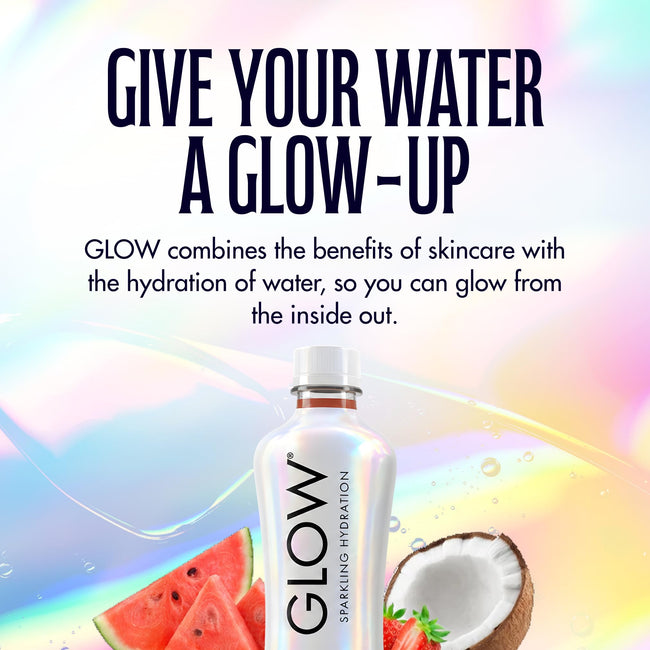 GLOW Sparkling Hydration Water, Zero Sugar & Caffeine-Free