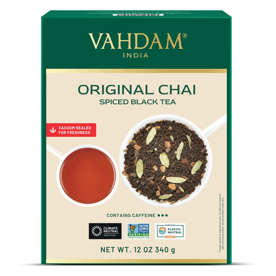 VAHDAM Masala Chai Loose Leaf Tea, 12 oz, 170+ Cups