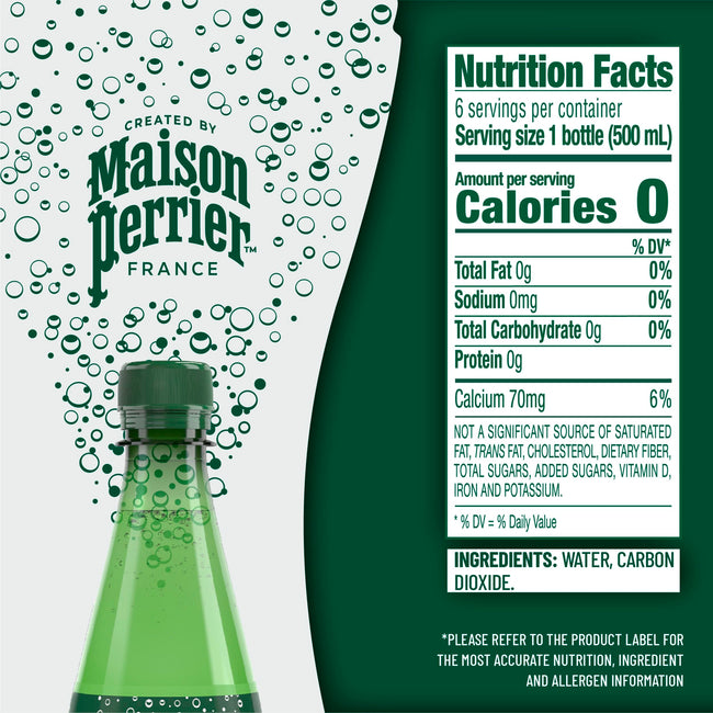 Maison Perrier Sparkling Water, 16.9 oz, 6-Pack
