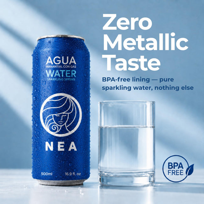 NEA Austrian Alps Sparkling Spring Water, 16.9 fl oz Can