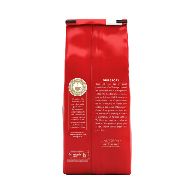Community Coffee & Chicory Ground Blend, 32 oz, 4-Pack
