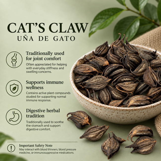 Alma Pura Cat's Claw Bark Herbal Tea, Naturally Caffeine-Free
