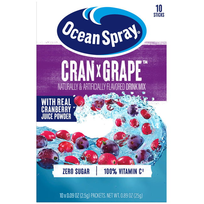 Ocean Spray On-the-Go Zero Sugar Drink Mix Packets