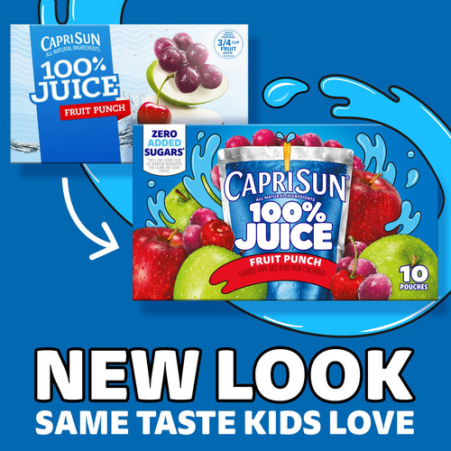 Capri Sun Fruit Punch Ready-to-Drink Juice Beverage