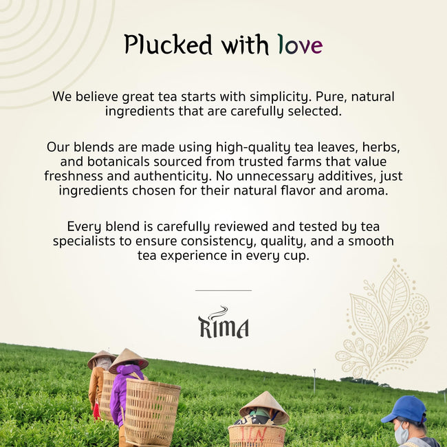 RIMA Organic Unsweetened Loose Leaf Tea Blend