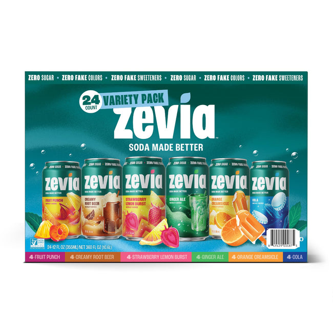 Zevia Zero-Calorie Vanilla Cola Flavored Soda