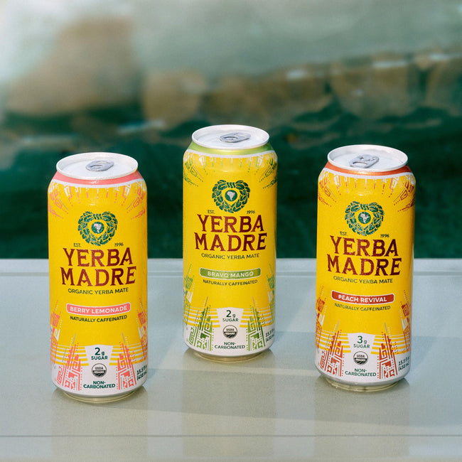Yerba Madre Organic Yerba Mate, 150 mg Caffeine, 12-Pack