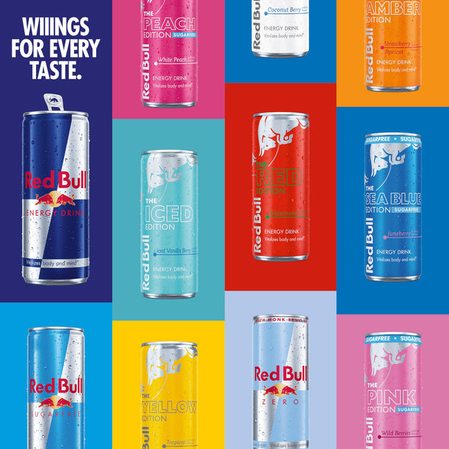 Red Bull Sugar Editions Flavored Energy Drinks