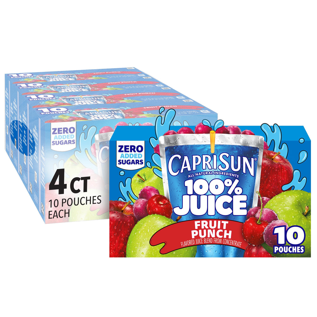 Capri Sun Fruit Punch Ready-to-Drink Juice Beverage