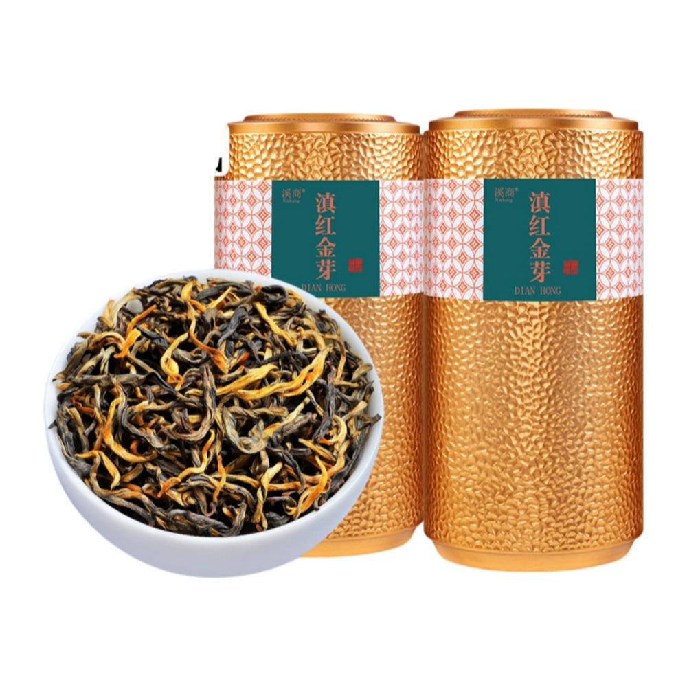 2025 Ancient Tree Dian Hong Black Tea, Golden Tips, Loose Leaf