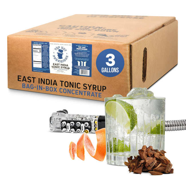 Top Hat 5X Concentrated Soda Syrup, 3-Gallon Bag-in-Box