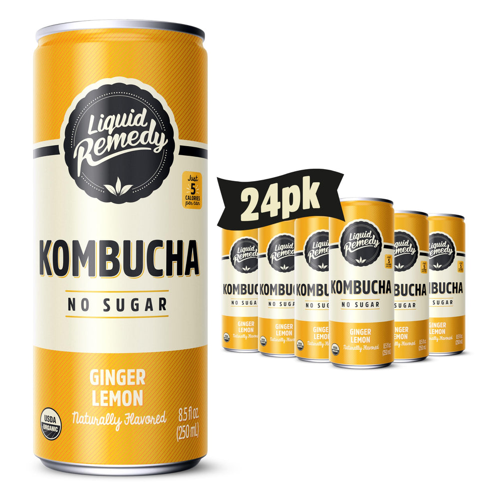 Liquid Remedy Organic Sugar-Free Kombucha Tea Drink