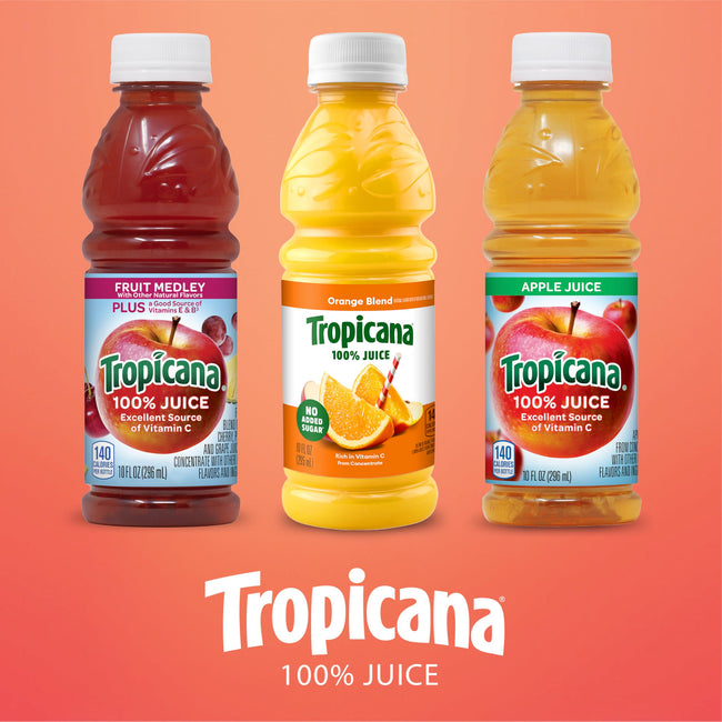 Tropicana 100% Juice Classic Variety Pack, 3 Flavors