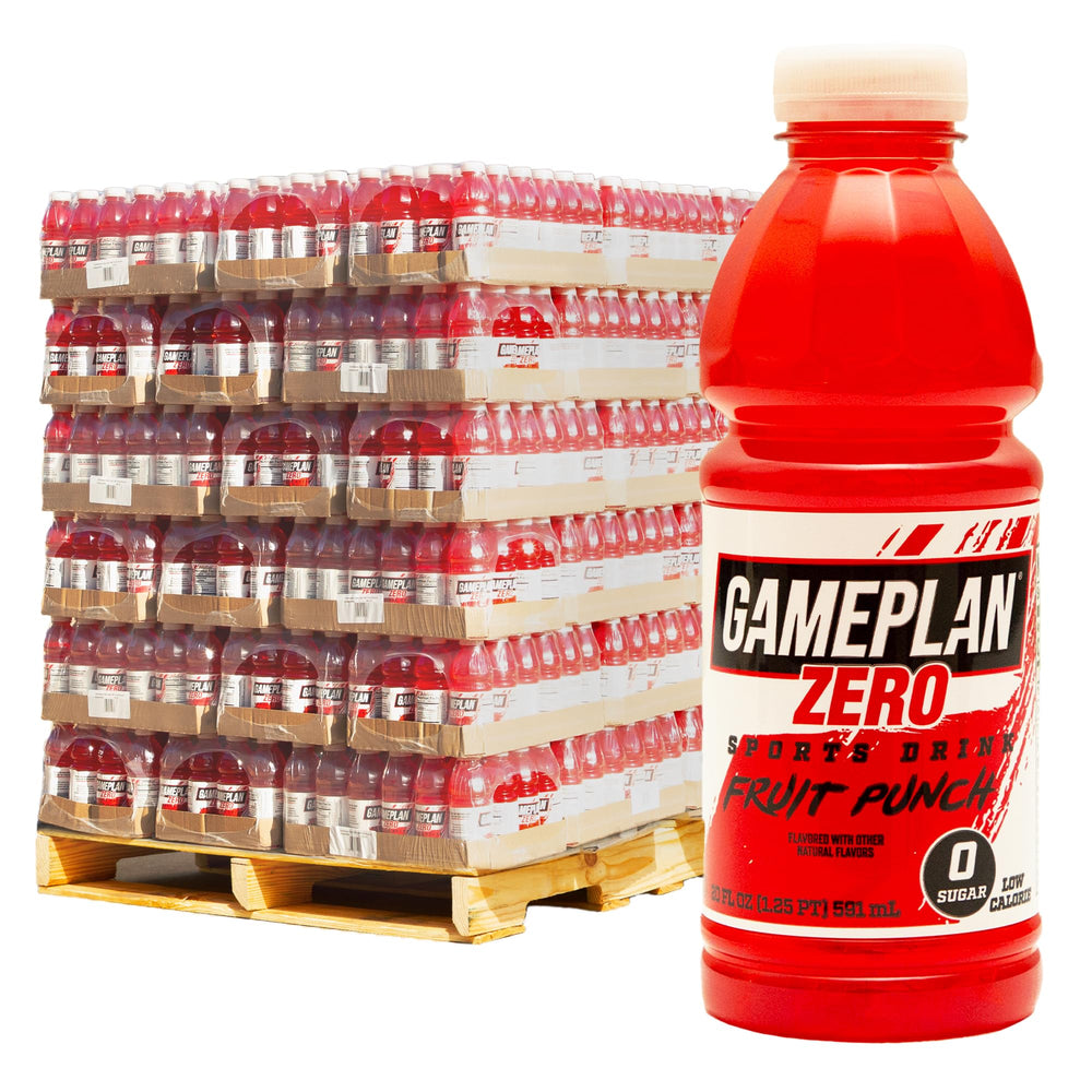 Gameplan ZERO Sports Drink, 20 fl oz, 24-Pack, 54-Case Pallet