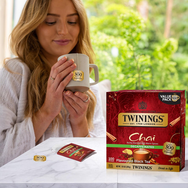 Twinings English Breakfast Black Tea, 20 Wrapped Tea Bags