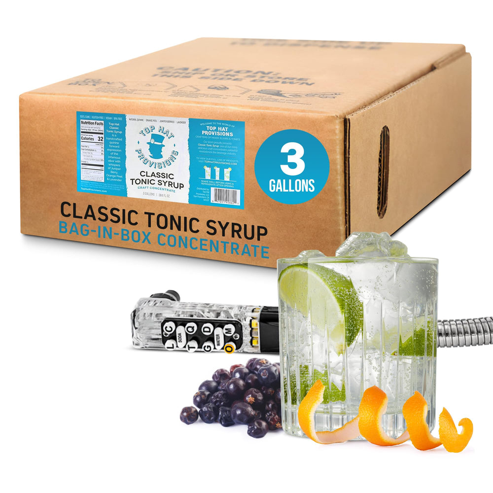 Top Hat 5X Concentrated Soda Syrup, 3-Gallon Bag-in-Box