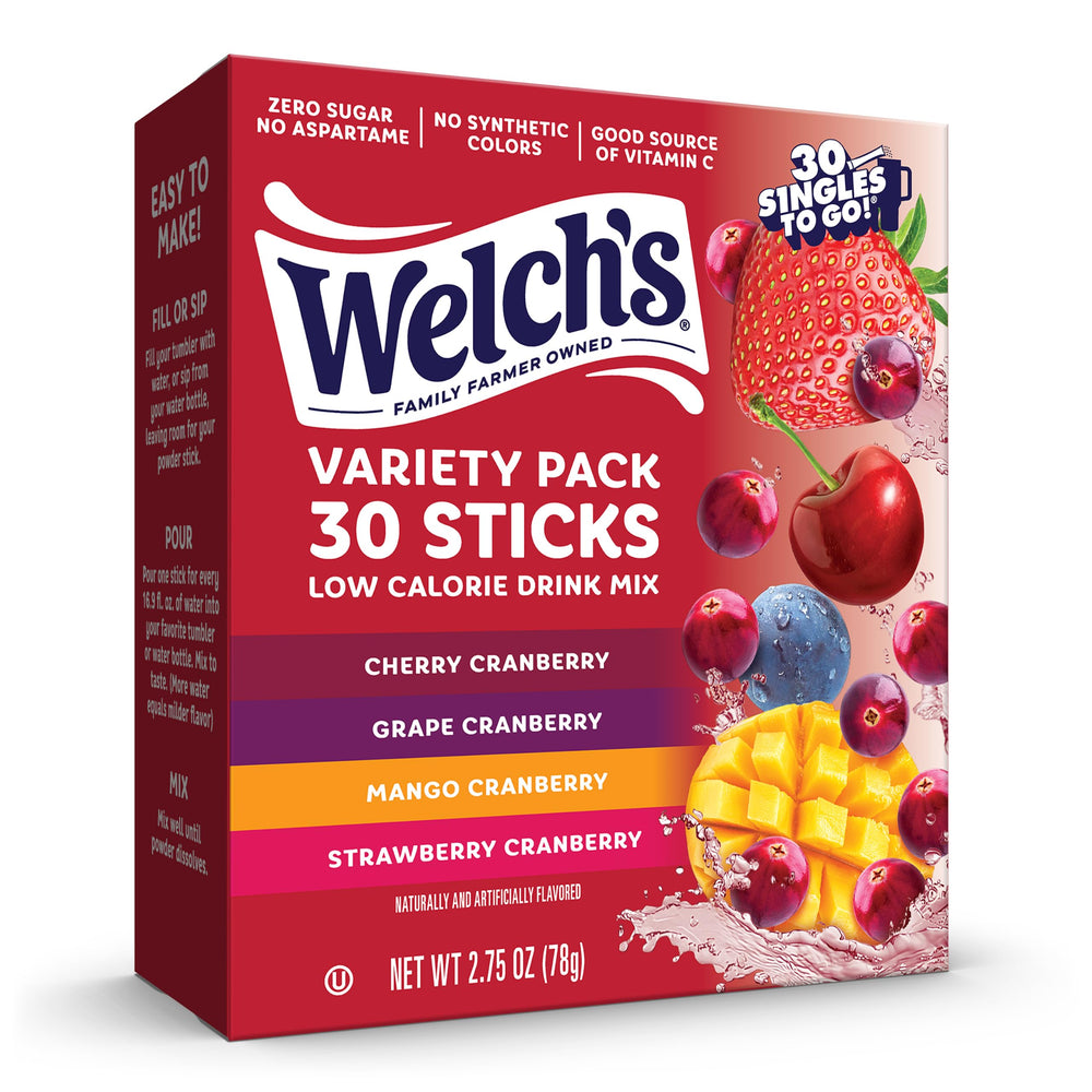 Welch's Singles to Go! Powdered Drink Mix Packets