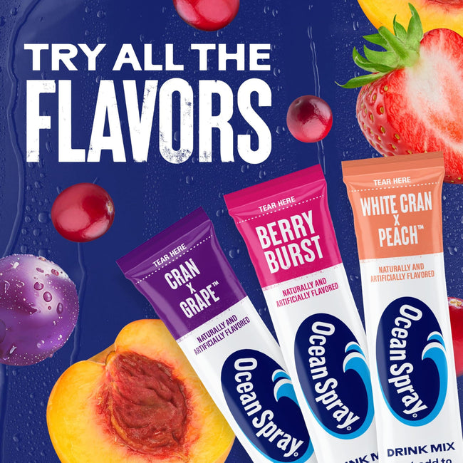 Ocean Spray On-the-Go Zero Sugar Drink Mix Packets