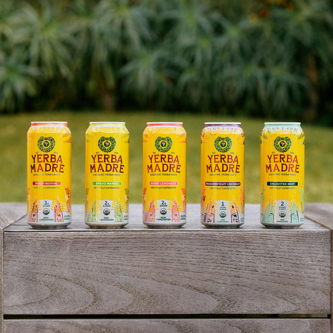 Yerba Madre Organic Yerba Mate, 150 mg Caffeine, 12-Pack