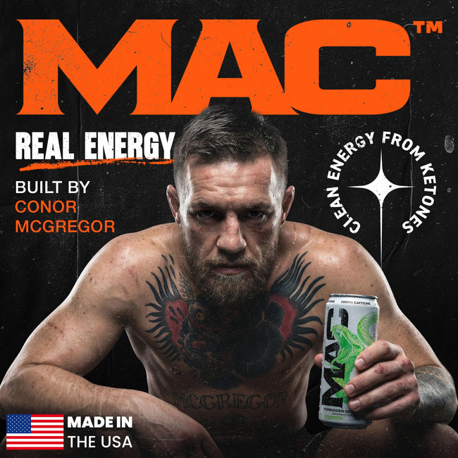 MAC Energy Drink, Zero Sugar & 200 mg Natural Caffeine