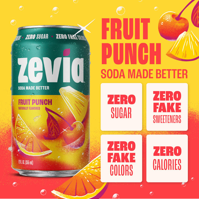 Zevia Zero-Calorie Vanilla Cola Flavored Soda
